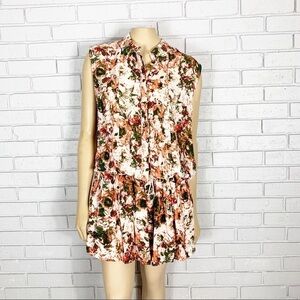 Prose & Poetry Charlotte Floral Print Romper